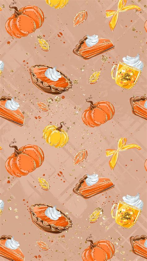 cute pumpkin pie wallpaper